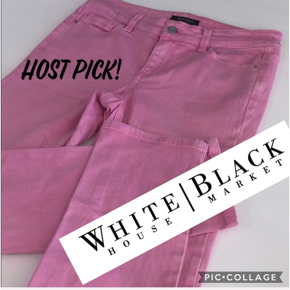 White House Black Market Denim - White House Black Market Blanc 2R. Slim ankle.